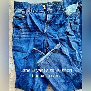 Like new lane Bryant bootcut jeans.